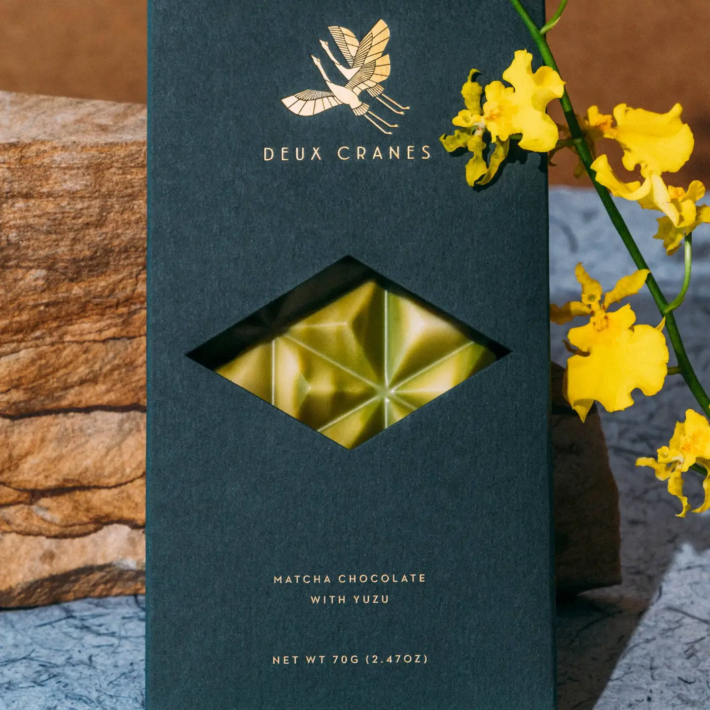 Deux Cranes Matcha & Yuzu White Chocolate (70g)