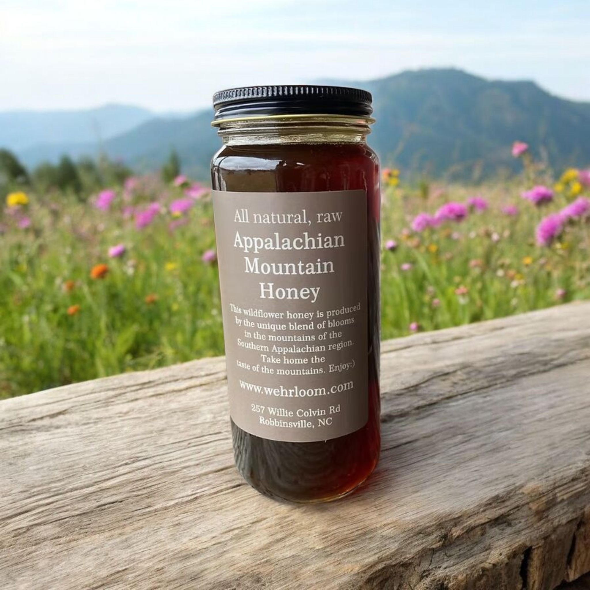 Wehrloom Appalachian Mountain Wildflower Honey - 100% Raw & Pure (16 oz / 454 gram) - Image 2