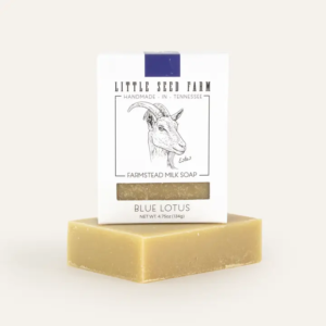 Little Seed Farm - Blue Lotus Goat Milk Bar Soap (4.75 oz)