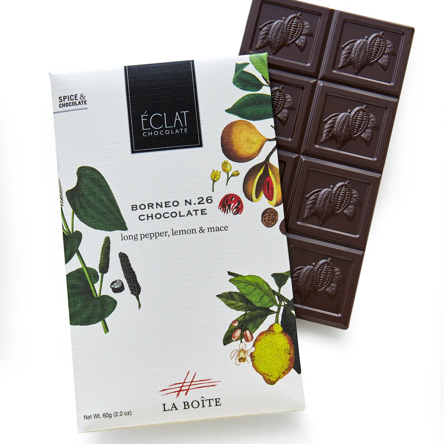 Éclat Chocolate - Borneo Spice Chocolate Bar (2.2 oz)