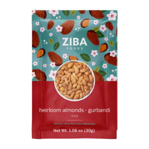 Ziba Foods - Heirloom Almonds Gurbandi Raw (1.06 oz)