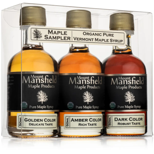 Solvrée | Mount Mansfield Maple - Vermont Maple Syrup Sampler (3-pack ...
