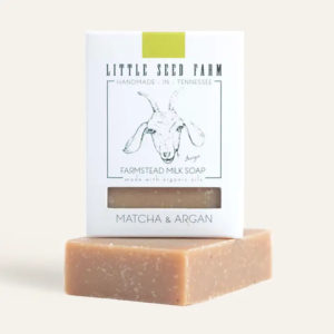 Little Seed Farm - Matcha & Argan Goat Milk Bar Soap (4.75 oz)