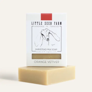 Little Seed Farm - Orange Vetiver Goat Milk Bar Soap (4.75 oz)
