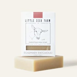 Little Seed Farm - Rosemary Patchouli Goat Milk Bar Soap (4.75 oz)