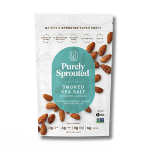 Purely Sprouted - Smoked Sea Salt Sprouted Almonds (4 oz)