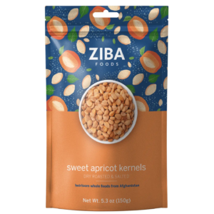 Ziba Foods - Sweet Apricot Kernels Dry Roasted & Salted (5.3 oz)