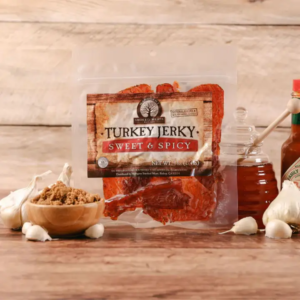 Mahogany Smoked Meats - Sweet N' Spicy Turkey Jerky (4 oz)