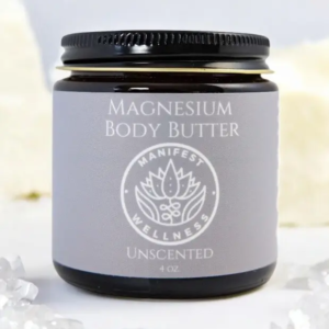 Manifest Wellness - Organic Magnesium Muscle Butter - Unscented (4 oz)