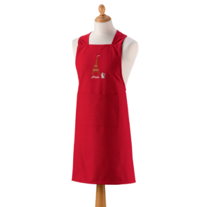 Apron - Red Eiffel 125 x 85 cm
