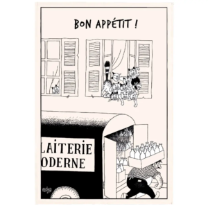 French Tea Towel - Dubout Bon Appétit