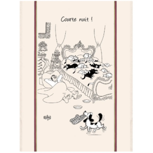 French Tea Towel - Dubout Courte Nuit (Large Size)