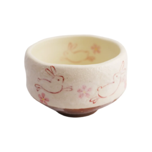 Matcha Bowl - Rabbit Cherry Blossoms