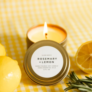 Slow North Candle - Rosemary + Lemon (2 oz)