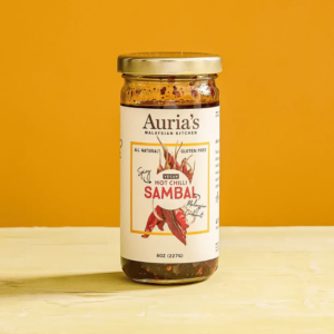 Auria's Vegan Hot Sambal Chili Paste 8oz