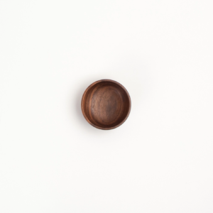 Walnut Wood Small Condiment Cup 2"