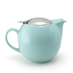 Aqua Mist Ceramic Teapot (24 oz)