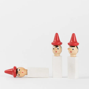 Handmade Pinocchio Wooden Pencil Eraser