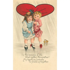 Postcard - Vintage Valentine for Children