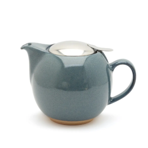 Stone Gray Ceramic Teapot (24 oz)