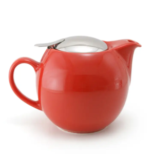 Tomato Ceramic Teapot (24 oz)