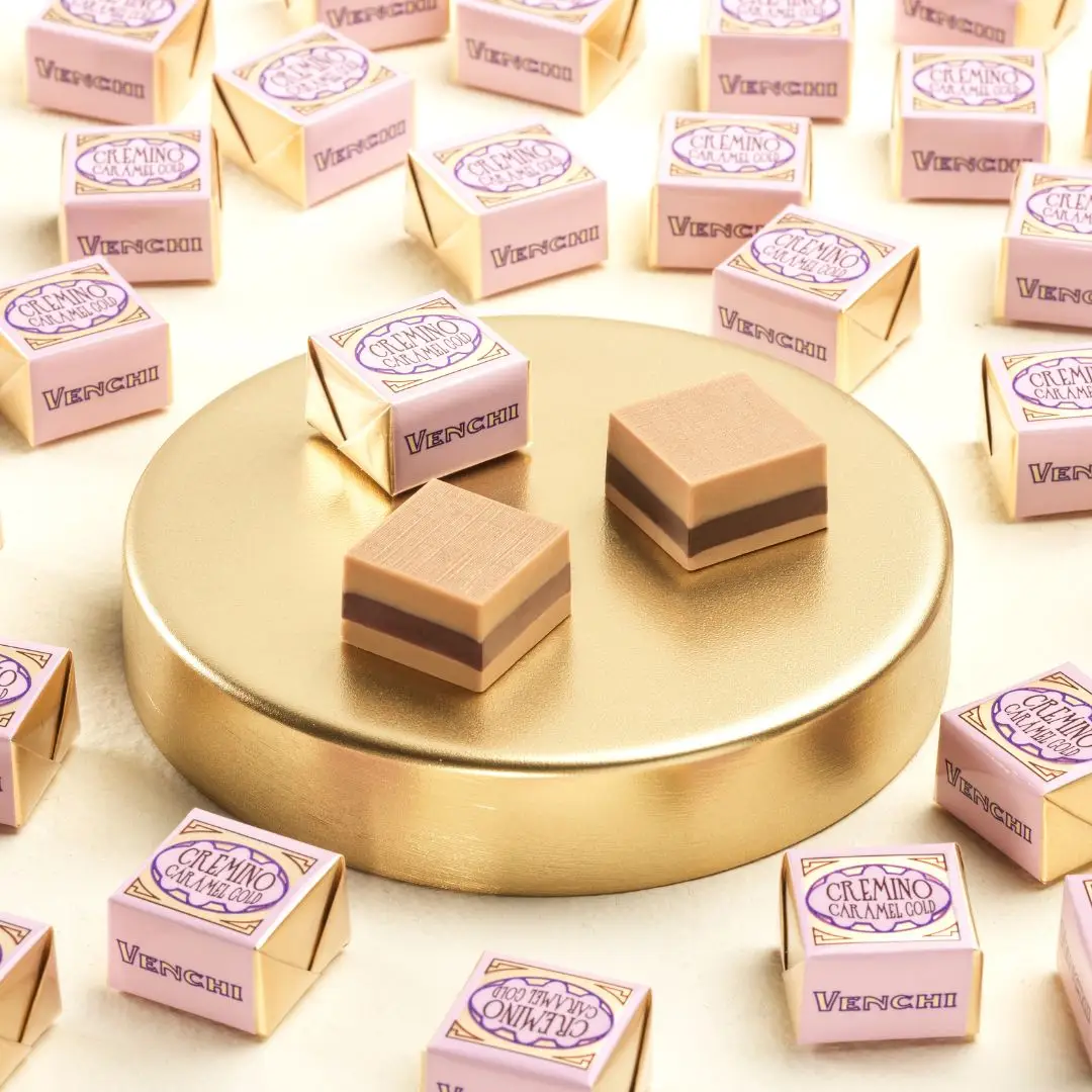 Venchi Cremino Caramel & Dark Chocolate (10 pieces)