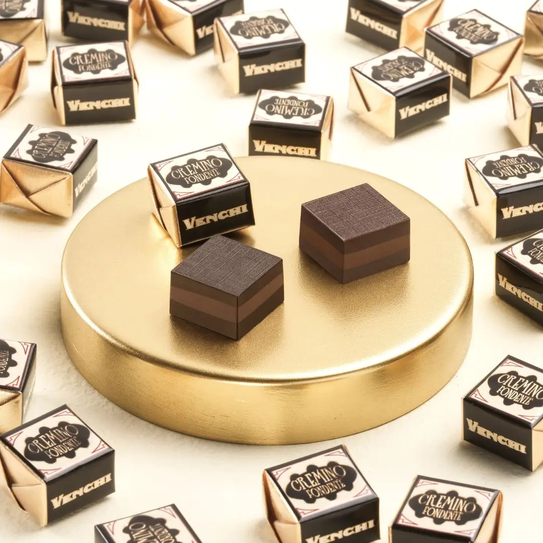 Venchi Cremino Dark Gianduja & Almond (10 pieces)