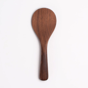 Walnut Wood Rice Paddle (8 in)