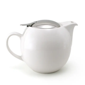 White Ceramic Teapot (24 oz)